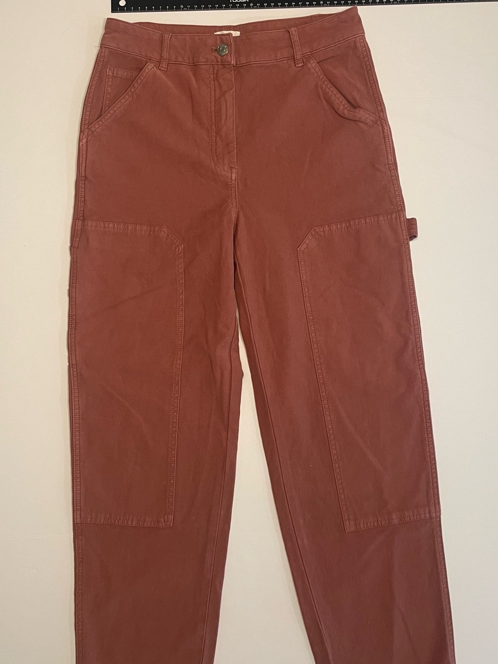 Aritzia Wilfred Free Straight Leg Pants in Dusty Rose